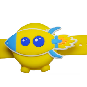 Hand Sanitizer "YELLOW SPACESHIP" Bracelet