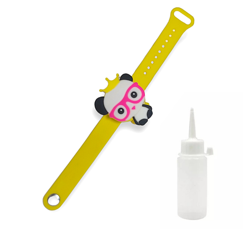 Hand Sanitizer "YELLOW PANDA" Bracelet