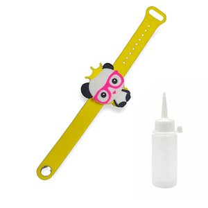 Hand Sanitizer "YELLOW PANDA" Bracelet