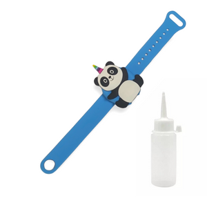 Hand Sanitizer "BLUE PANDA" Bracelet