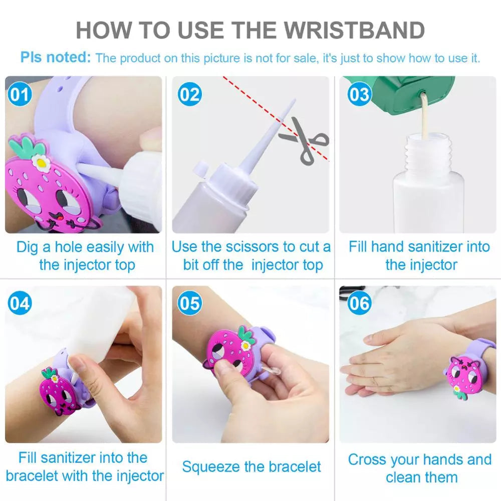 Hand Sanitizer "VOLLEYBALL" Bracelet